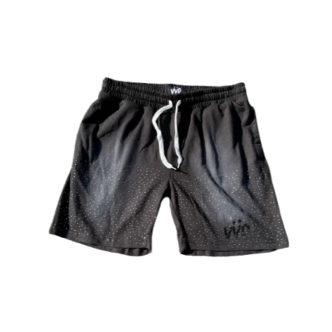 “Rhinestone” Shorts (Black)