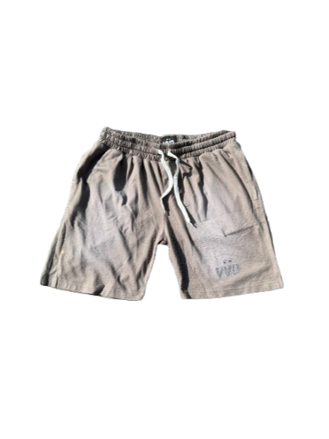 “Rhinestone” Shorts (Grey)