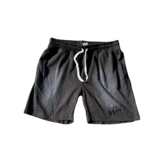 “Rhinestone” Shorts (Black)